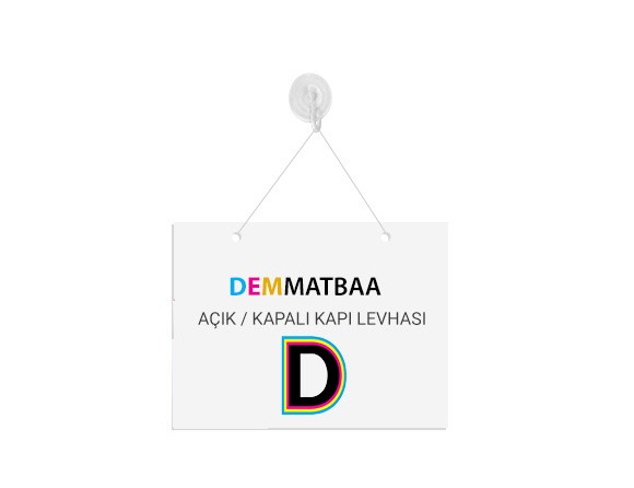 Açık / Kapalı Kapı Levhası
