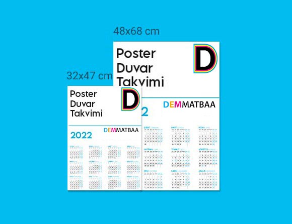 Poster Duvar Takvimi