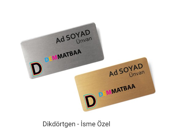 Metal Yaka Kartı