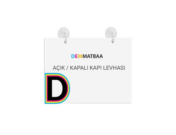 Açık / Kapalı Kapı Levhası