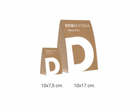 Masa Kartı / Tent Card