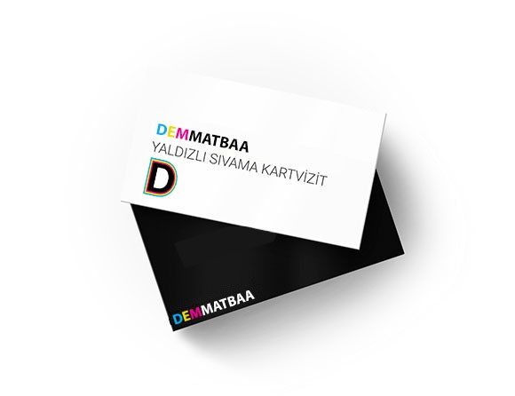 Varak Yaldızlı Sıvama Kartvizit